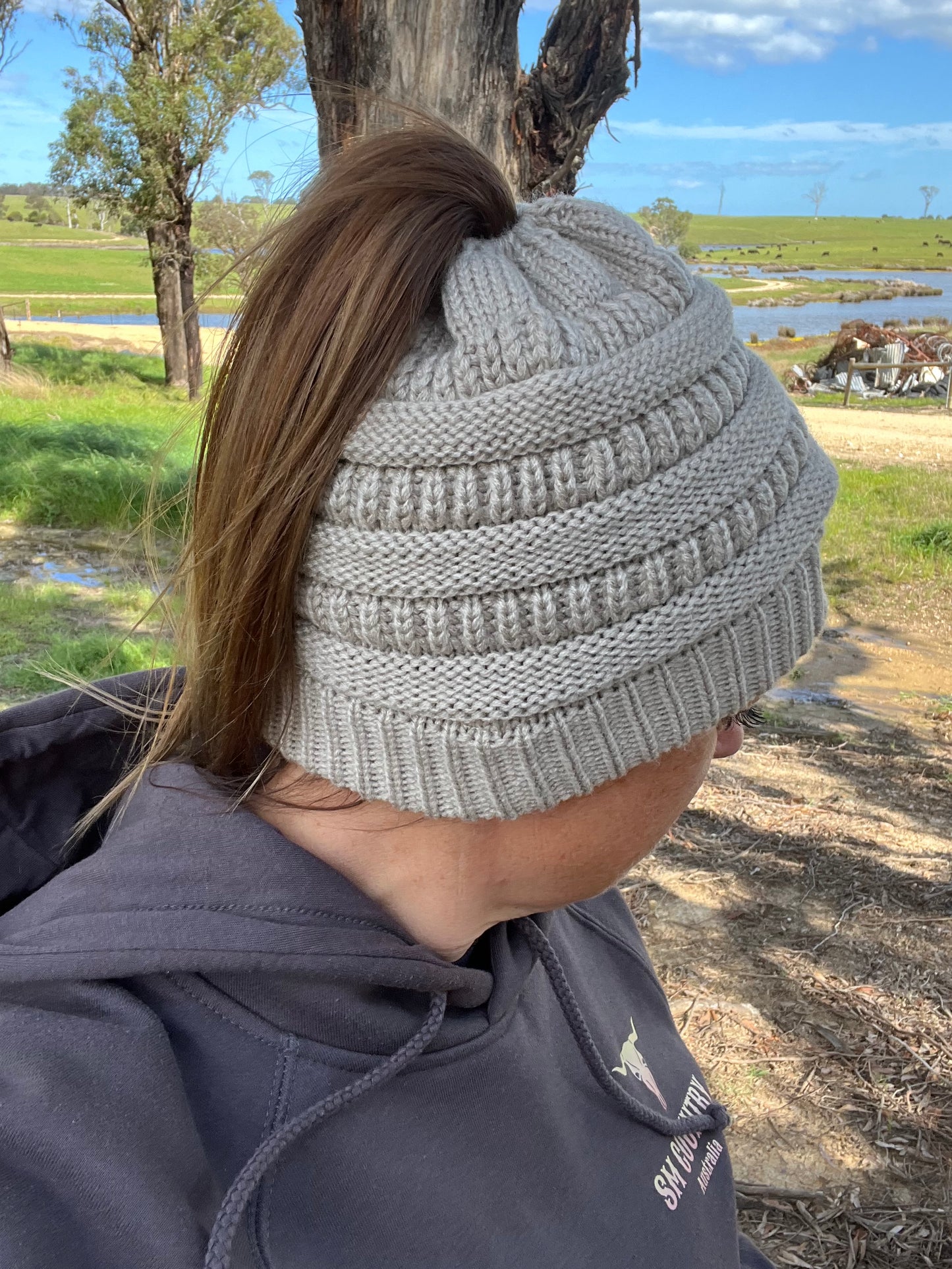 Kosciuszko Ponytail Beanie